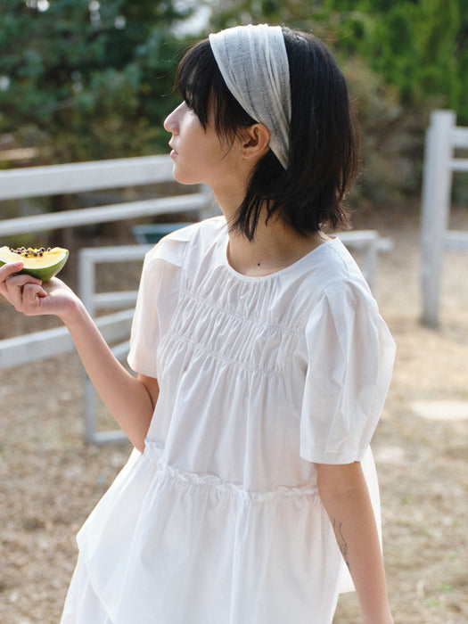 [Mango Maniplease] Baia Linen SCARF_WHITE