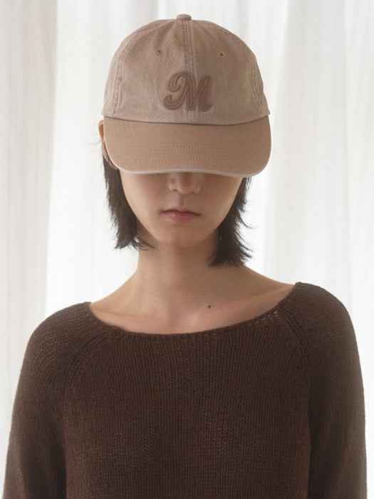 Mango Maniplease M Washed Cap Beige