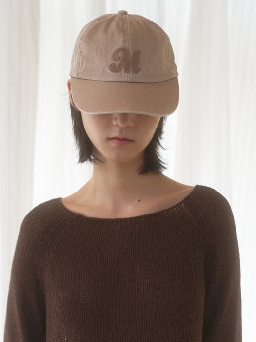 Mango Maniplease M Washed Cap Beige