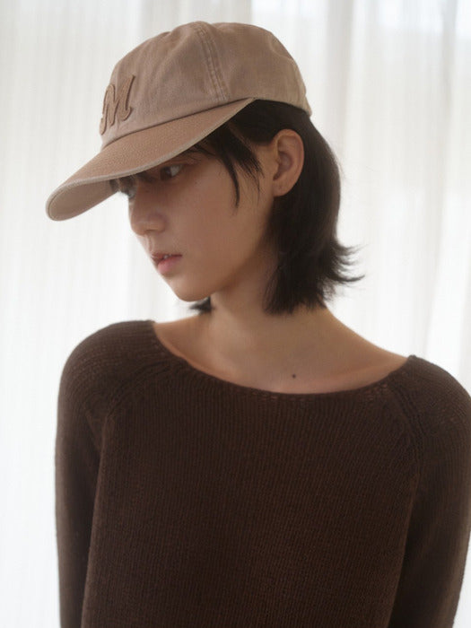 Mango Maniplease M Washed Cap Beige