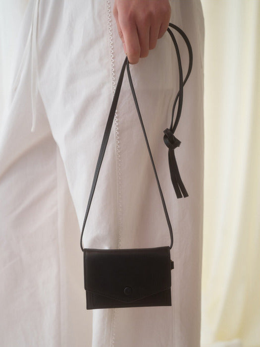 Mango Maniplease City Mirror Wallet Black