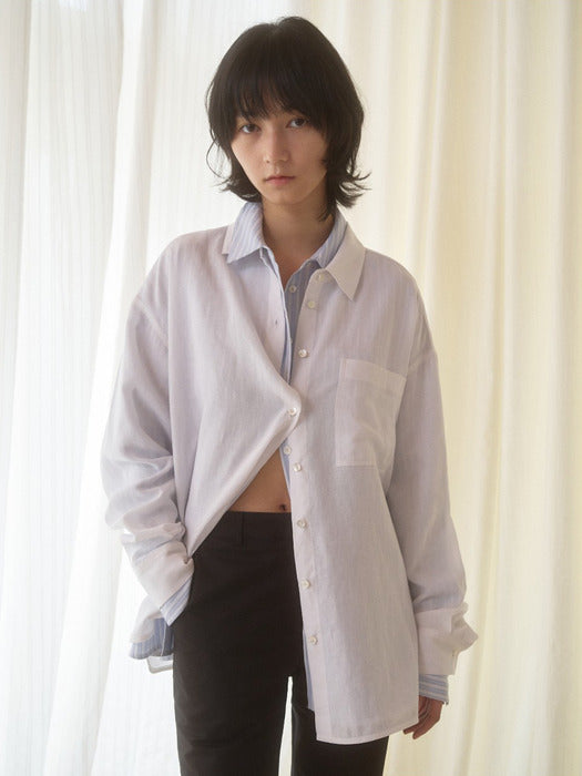 Mango Maniplease Moor Summer Shirt Ivory