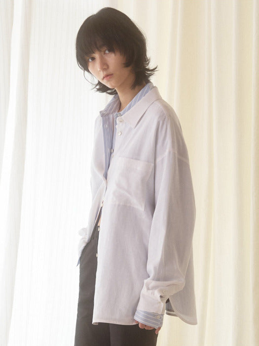 Mango Maniplease Moor Summer Shirt Ivory