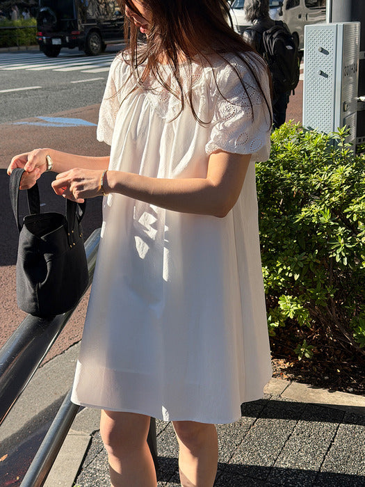 Mango Maniplease Tomo Punching One Piece Ivory