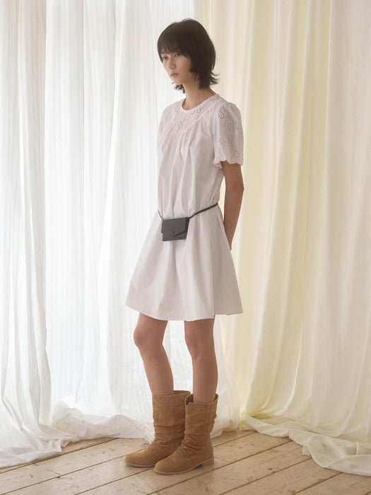 Mango Maniplease Tomo Punching One Piece Ivory