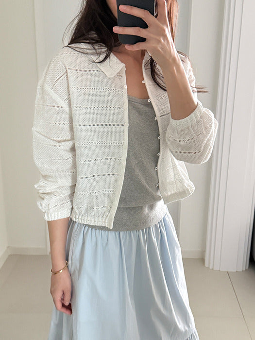 Mango Maniplease Roy Summer Jacket Pure Ivory