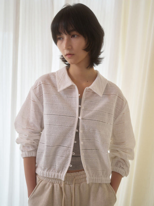 Mango Maniplease Roy Summer Jacket Pure Ivory