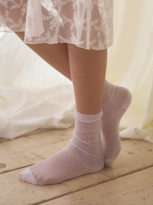 Mango Maniplease Sheer Summer Socks