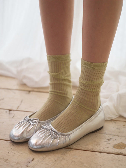 Mango Maniplease Sheer Summer Socks