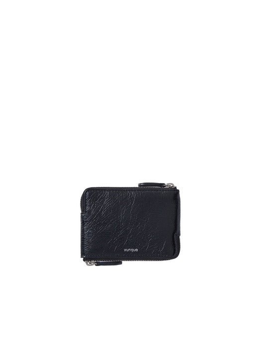 [vunque] Two Way Updown Card Wallet Black