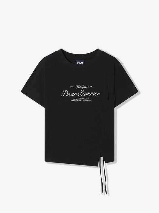Fila Shirring Short-Sleeve Tee