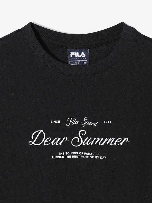 Fila Shirring Short-Sleeve Tee