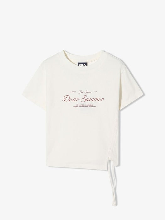 Fila Shirring Short-Sleeve Tee 175