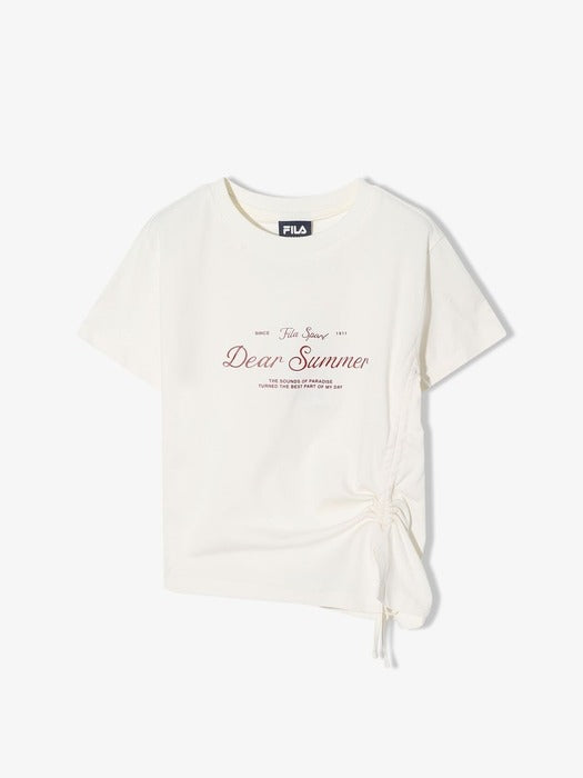 Fila Shirring Short-Sleeve Tee 175