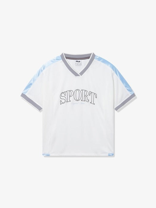 [fila] Women's Mesh Short-Sleeve T-Shirt_FS262RS01F020_191