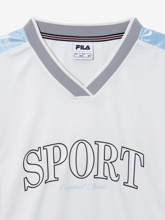 [fila] Women's Mesh Short-Sleeve T-Shirt_FS262RS01F020_191