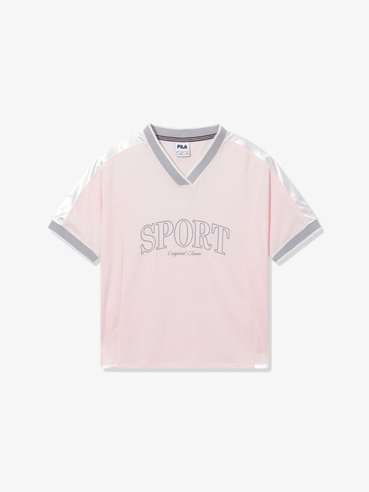 [fila] Women's Mesh Short-Sleeve T-shirt_FS262RS01F020_650