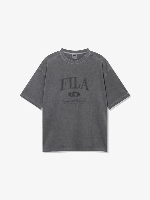 [fila] Pigment Washed Lettering Short-Sleeve T-Shirt_FS262RS01X001_042