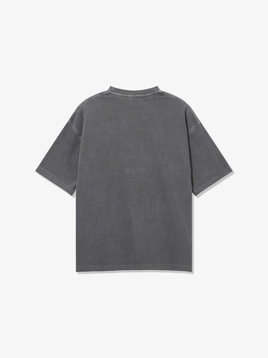 [fila] Pigment Washed Lettering Short-Sleeve T-Shirt_FS262RS01X001_042
