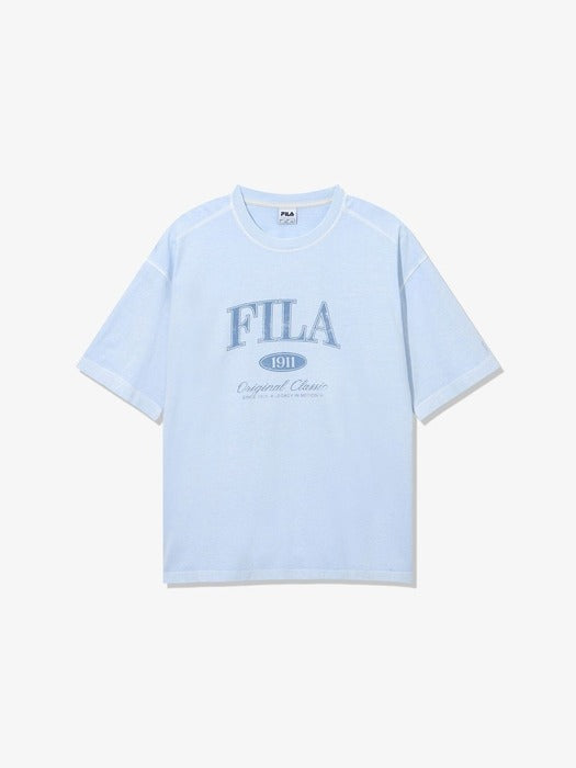 [fila] Pigment Washed Lettering Short-Sleeve T-Shirt_FS262RS01X001_442