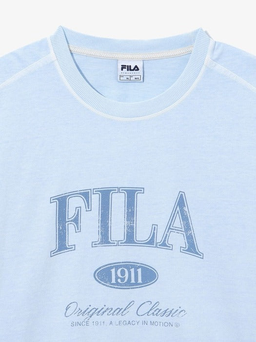 [fila] Pigment Washed Lettering Short-Sleeve T-Shirt_FS262RS01X001_442