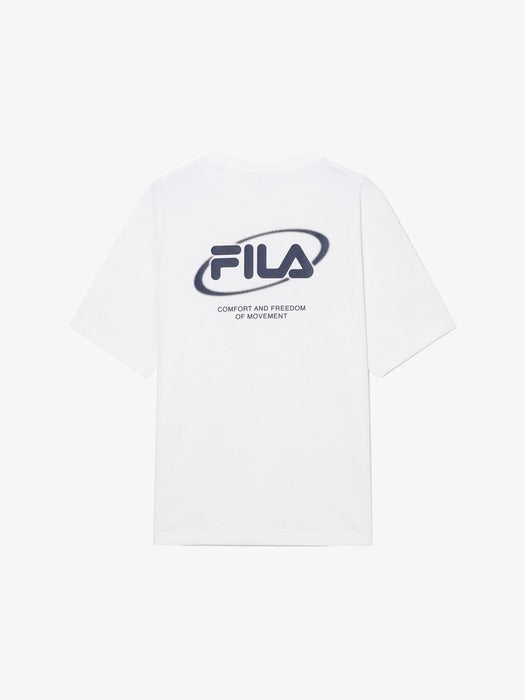 [fila] Drywave Big Linear Lettering Short-Sleeve T-Shirt_FS262RS01X021_191
