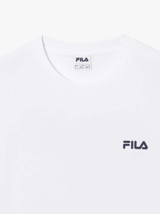 [fila] Drywave Big Linear Lettering Short-Sleeve T-Shirt_FS262RS01X021_191