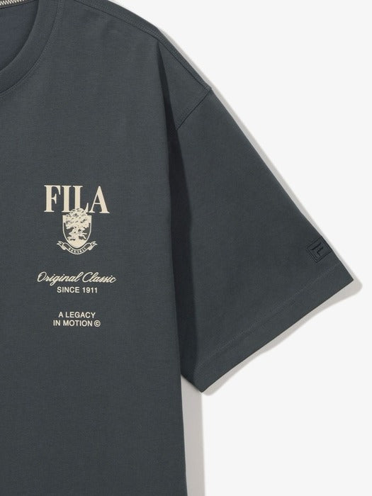 Fila Coldwave+ Three-Tier Logo Short-Sleeve T-Shirt