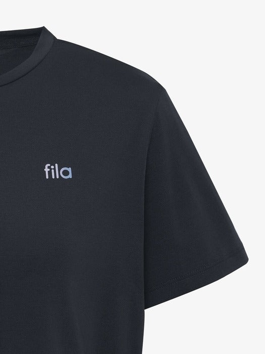 [fila] Drywave Semi-Crop Graphic Short-Sleeve T-Shirt_FS262RS02F004_006