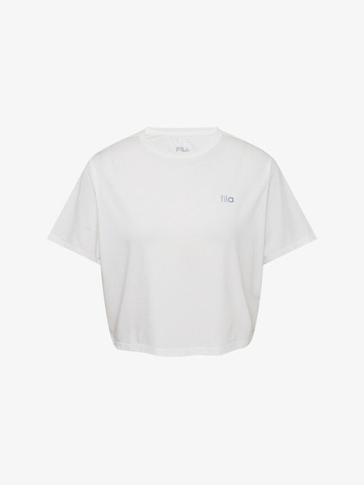 Fila Drywave Semi-Crop Graphic Short-Sleeve T-shirt 191