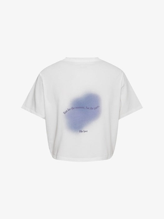 Fila Drywave Semi-Crop Graphic Short-Sleeve T-shirt 191