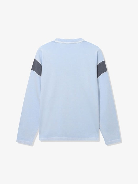 [fila] Pigment Color Block Long Sleeve T-shirt_FS261RL01X003_442