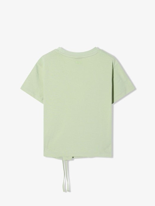 [fila] Shirring Short-Sleeve T-shirt_FS262RS01F017_360