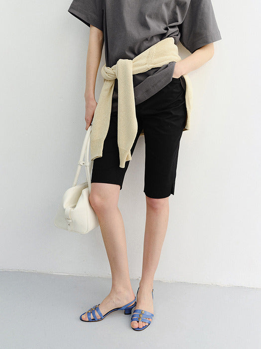 Dunst Slim Biker Shorts Black
