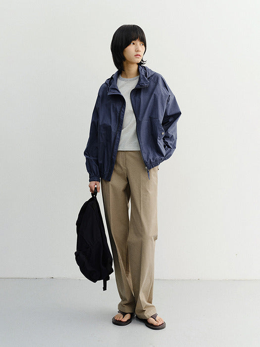 Dunst Summer Straight Chino Slacks Dark Beige