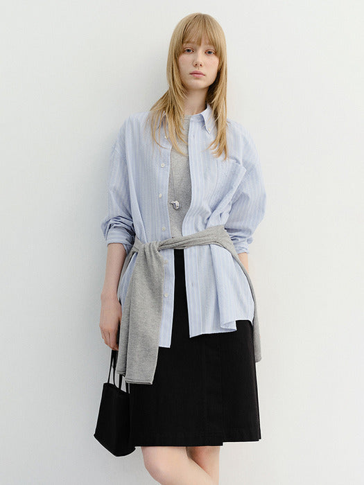 Dunst 90S Midi Skirt Black