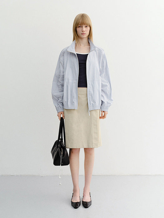 Dunst 90S Midi Skirt Beige