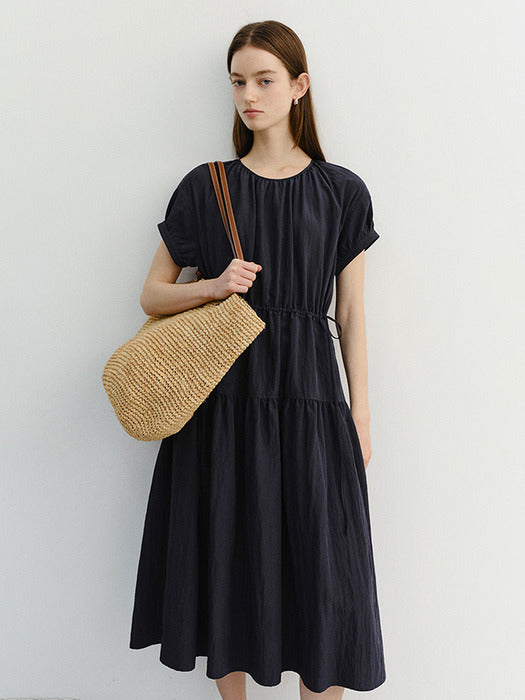 Dunst Half Sleeve Dress Deep Navy