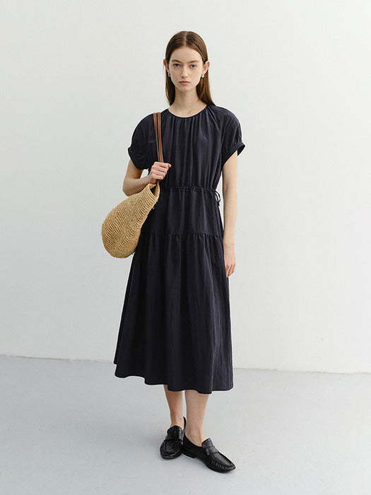 Dunst Half Sleeve Dress Deep Navy