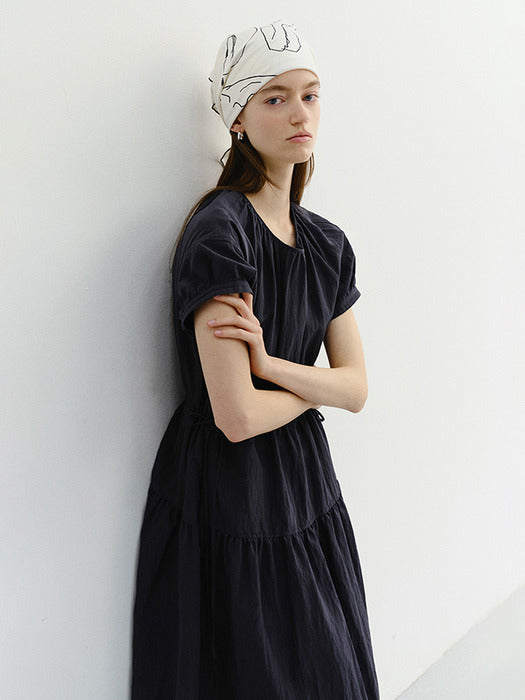 Dunst Half Sleeve Dress Deep Navy