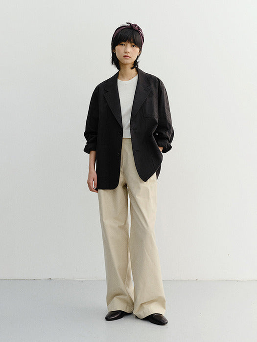 Dunst Unisex Soft Tailored Jacket Black