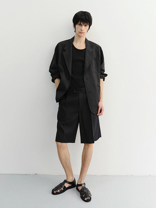 Dunst Unisex Soft Tailored Jacket Black