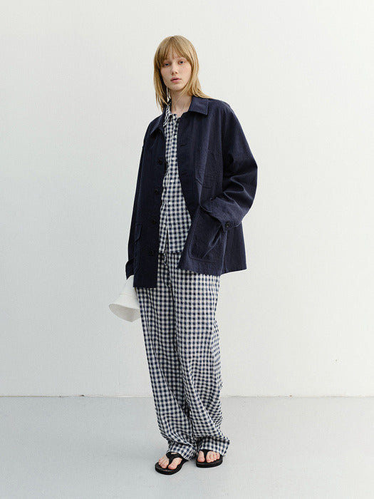 [dunst] Unisex Chore Jacket NAVY_UDJA6B122N2