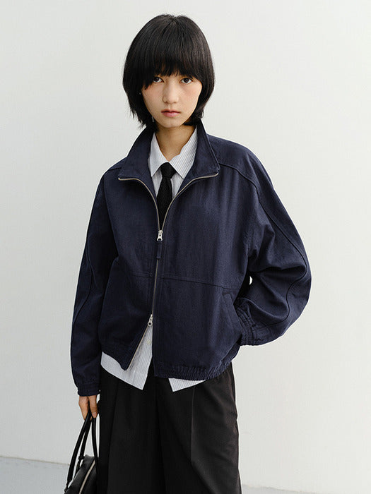 [dunst] Unisex Summer Harrington Jacket NAVY_UDJU6B122N2