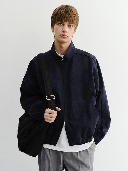 [dunst] Unisex Summer Harrington Jacket NAVY_UDJU6B122N2
