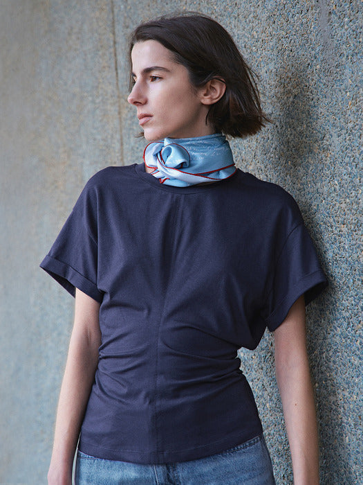 Loeuvre Draped Short-Sleeve T-Shirt