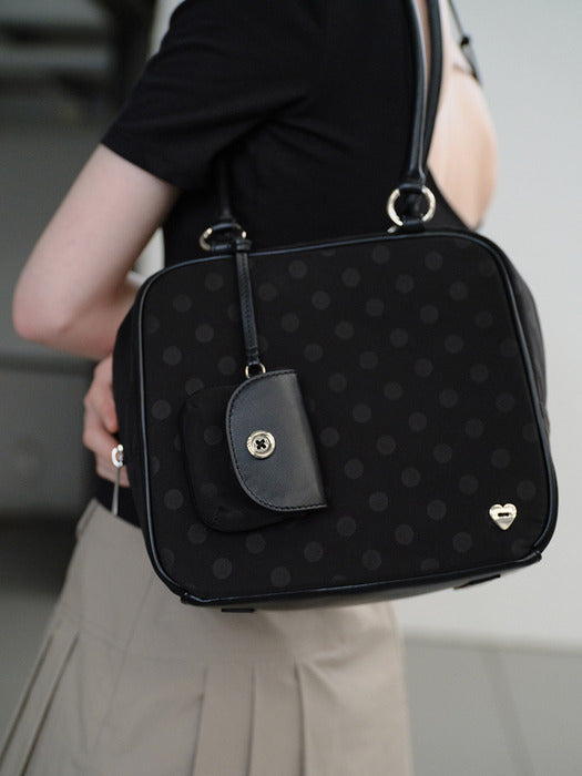 [raive] Momo Box Shoulder in Black Uf6Sb119-10