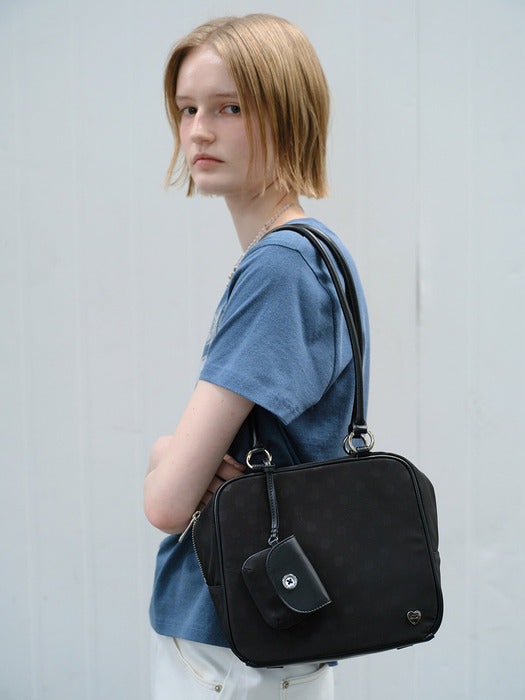 [raive] Momo Box Shoulder in Black Uf6Sb119-10