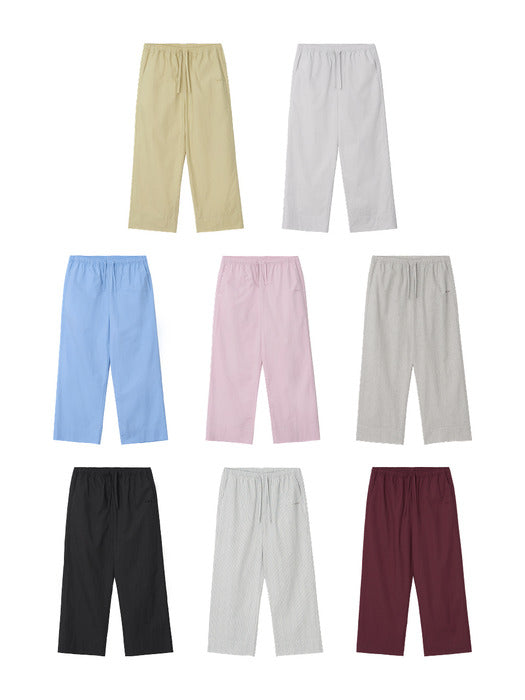 Wconcept_Gbh_Home Pajamas Long Pants (8 Colors, 4 Sizes) Pure Cotton Pajama Long Pants Single Item Unisex