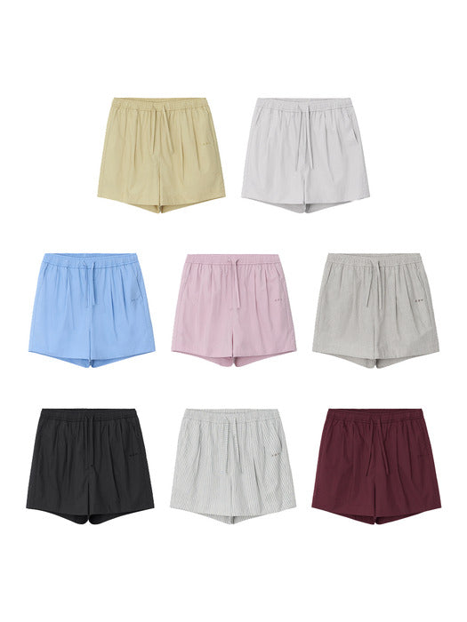 Wconcept_Gbh_Home Pajamas Short Pants (8 Colors, 4 Sizes) 100% Cotton Pajama Shorts, Unisex